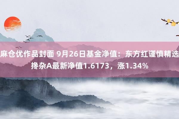 麻仓优作品封面 9月26日基金净值：东方红谨慎精选搀杂A最新净值1.6173，涨1.34%