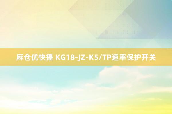 麻仓优快播 KG18-JZ-K5/TP速率保护开关